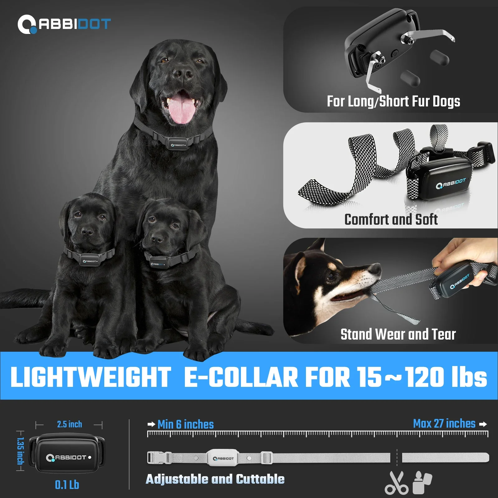 T30 Dog Training Collar for Large Dogs (3000ft) - Image 5