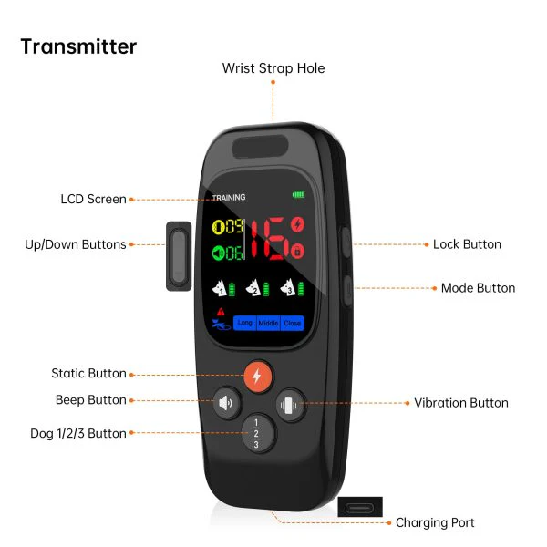 T800 2-in-1 Dog Training Collar - Image 2