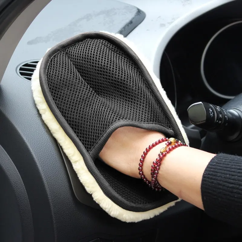 Thickened Plush Car Wash/Polishing Gloves