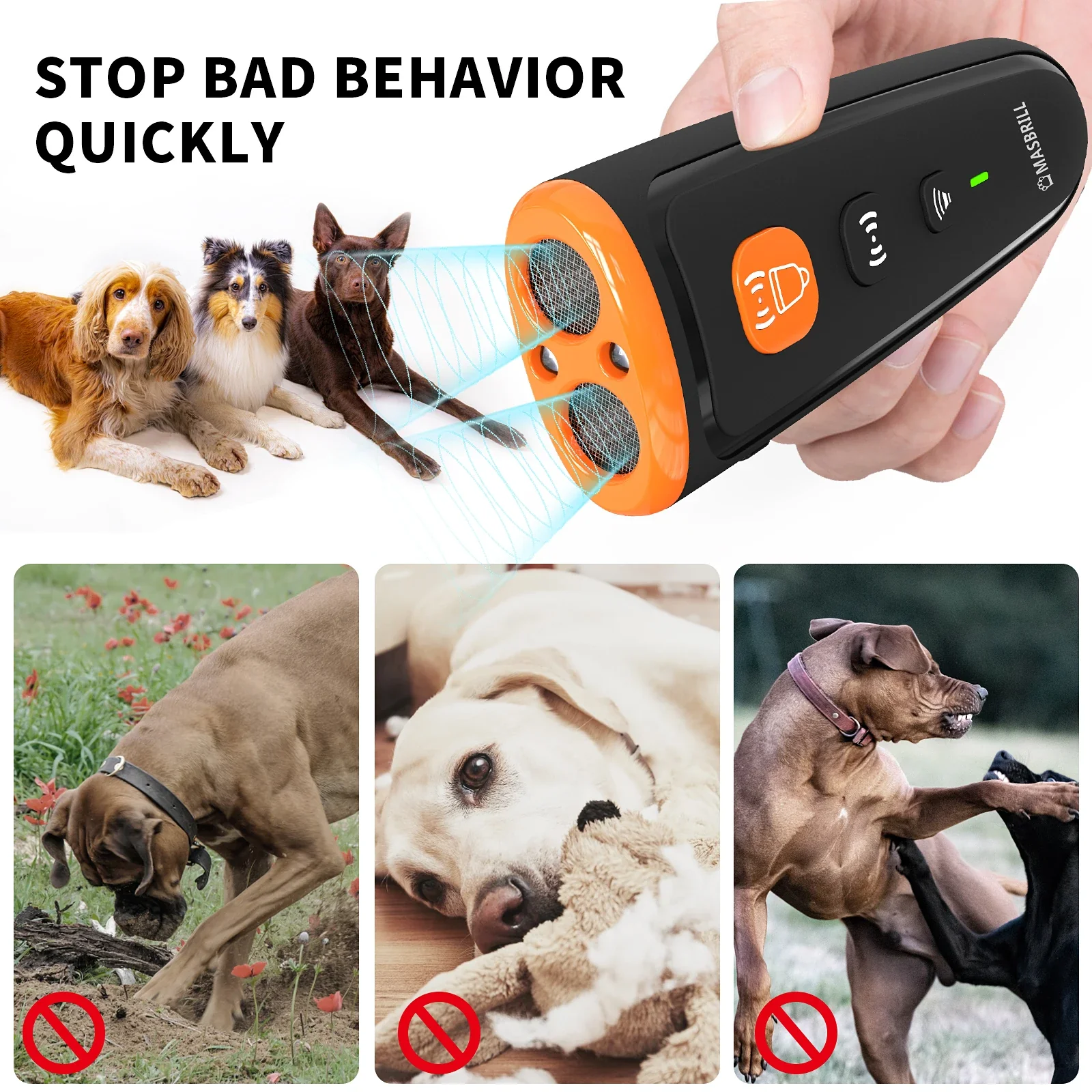 Ultrasonic Dog Bark Training Device - Image 2