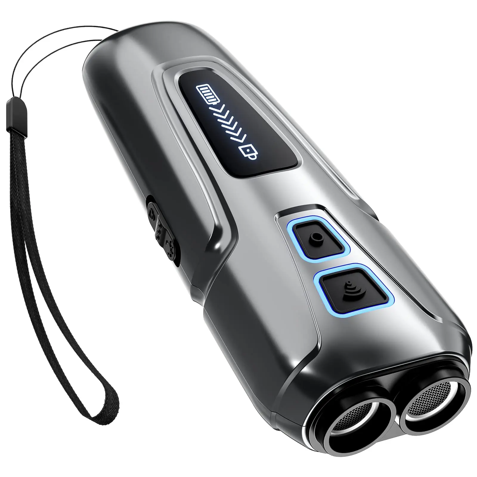 Ultrasonic Dog Repeller and Deterrent Device with LED Flashlight
