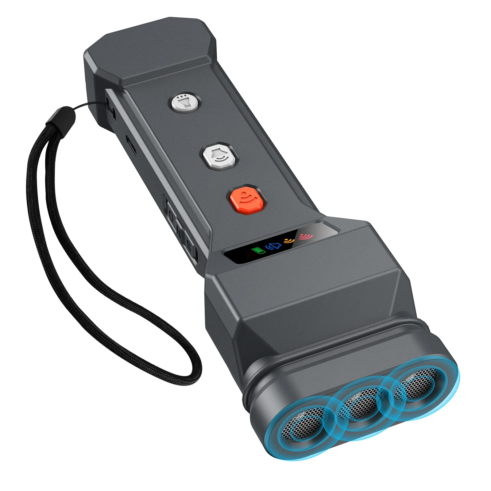 Ultrasonic Dog Repeller with Flashlight and Beeper
