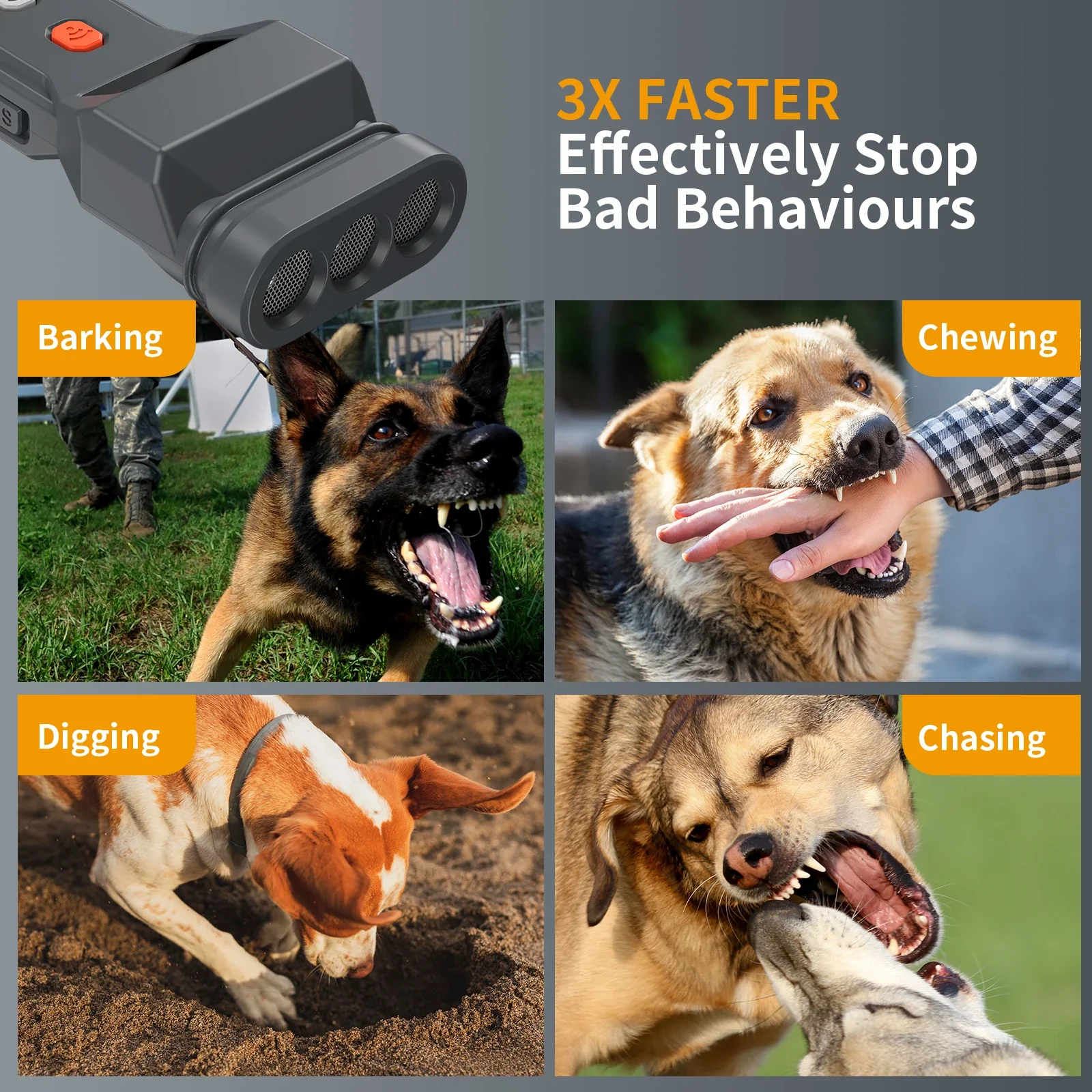 Ultrasonic Dog Repeller with Flashlight and Beeper - Image 4