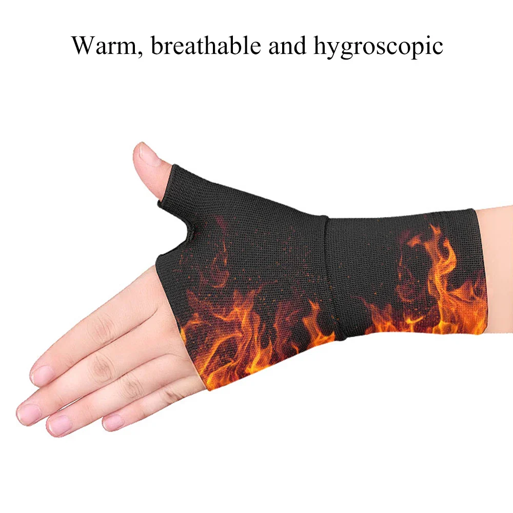 Unisex Compression Arthritis Gloves with Wrist and Thumb Support - Image 3
