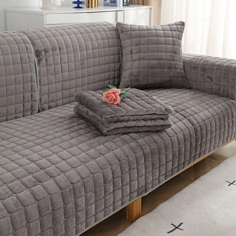 Velvet Sofa Cover - Image 14