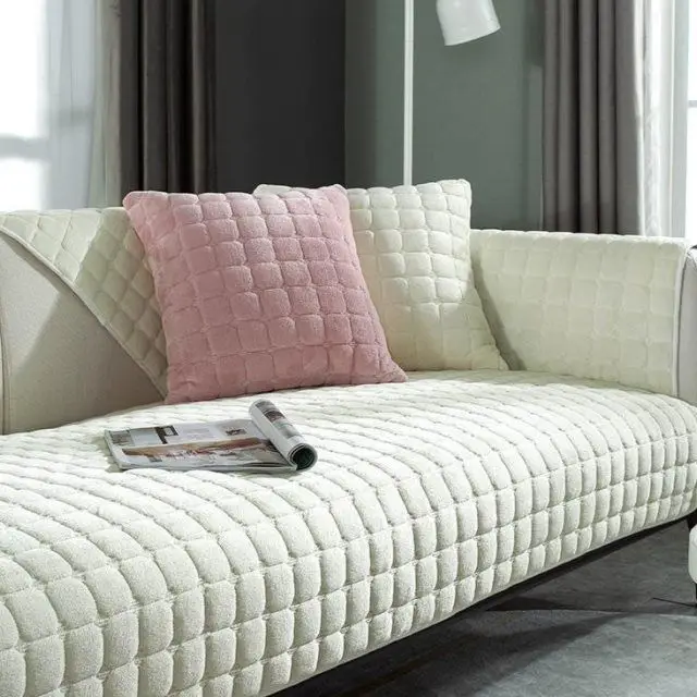 Velvet Sofa Cover - Image 16