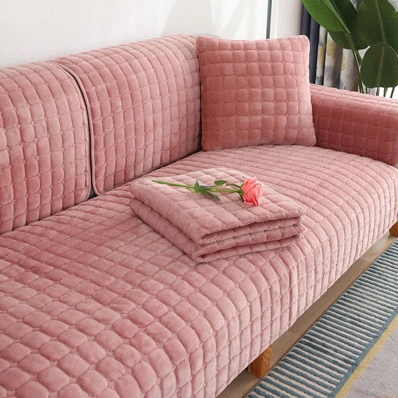 Velvet Sofa Cover - Image 17