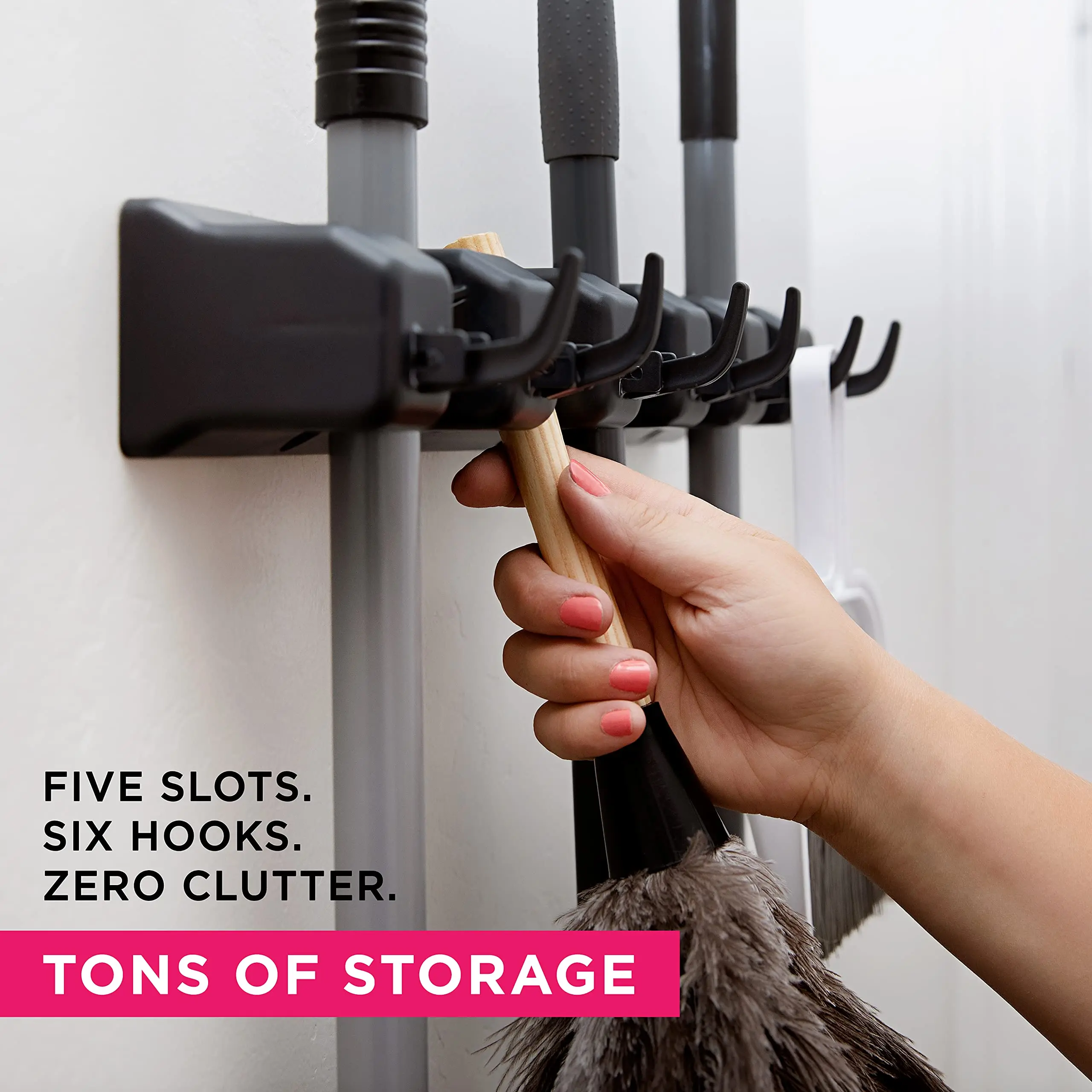 Wall Mounted Mop Holder - Image 2