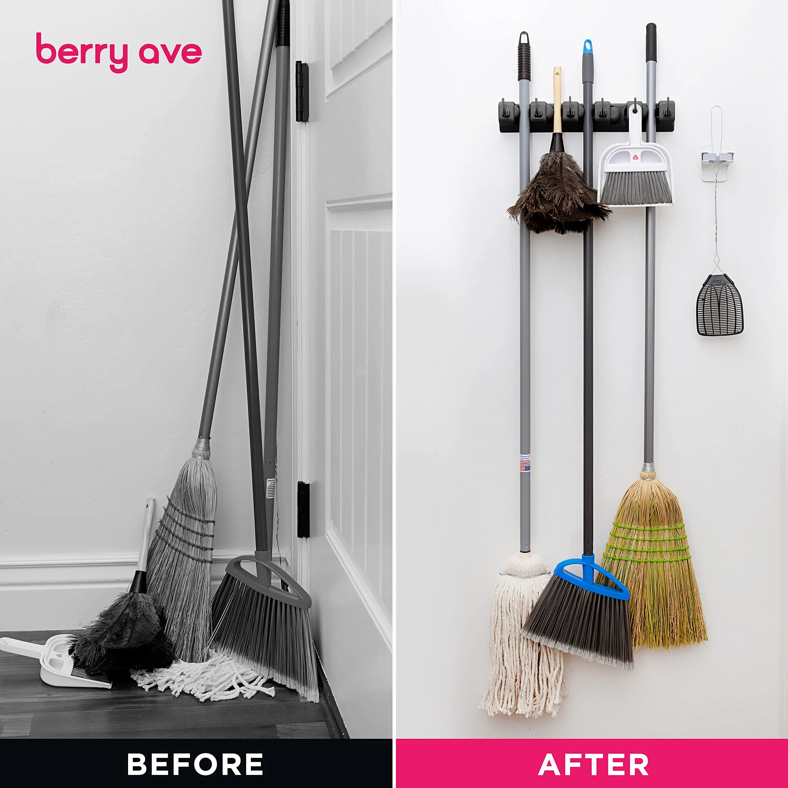 Wall Mounted Mop Holder - Image 3