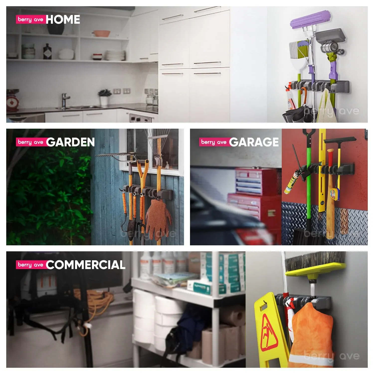 Wall Mounted Mop Holder - Image 5