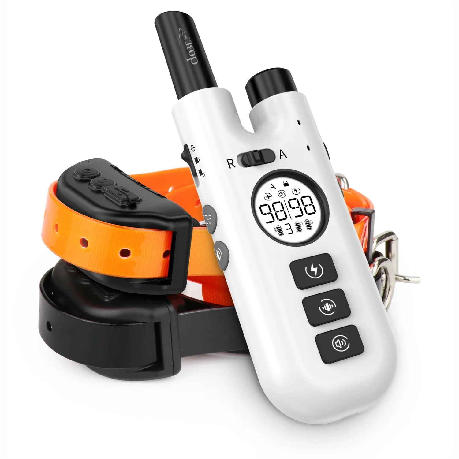 Waterproof Electric Dog Training and Anti-Bark Collar with 2-in-1 Remote Control - Image 2