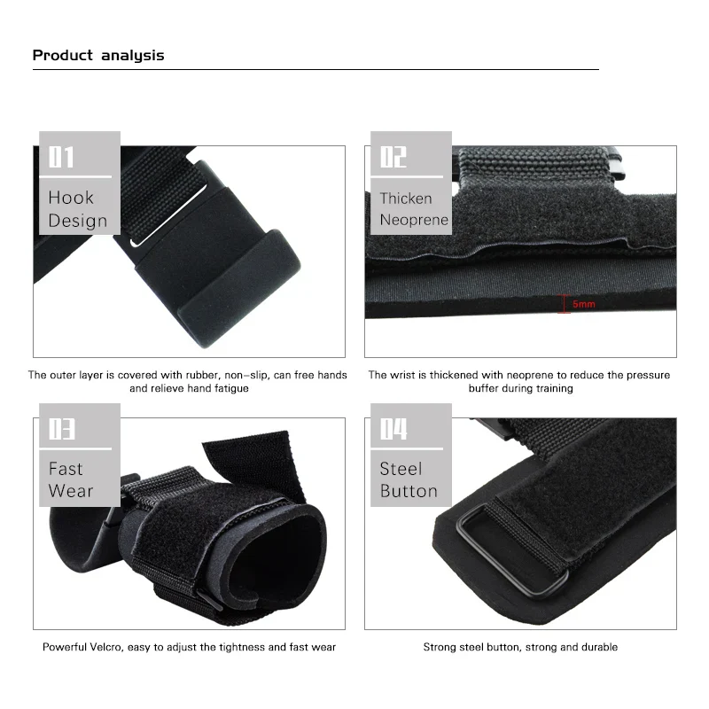 Weight Lifting Hook Grips - Image 6
