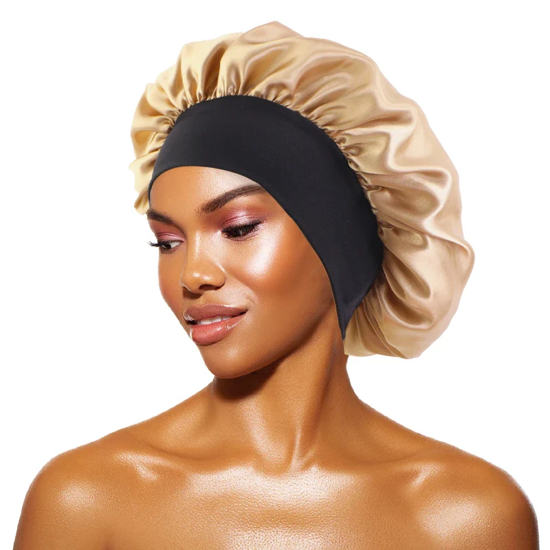 Wide-Brimmed Satin Bonnet - Image 17