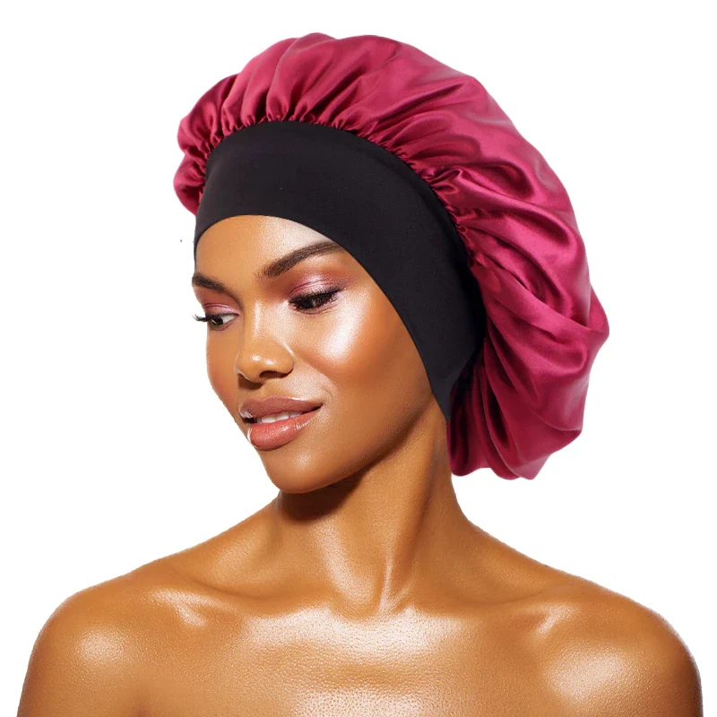 Wide-Brimmed Satin Bonnet - Image 23