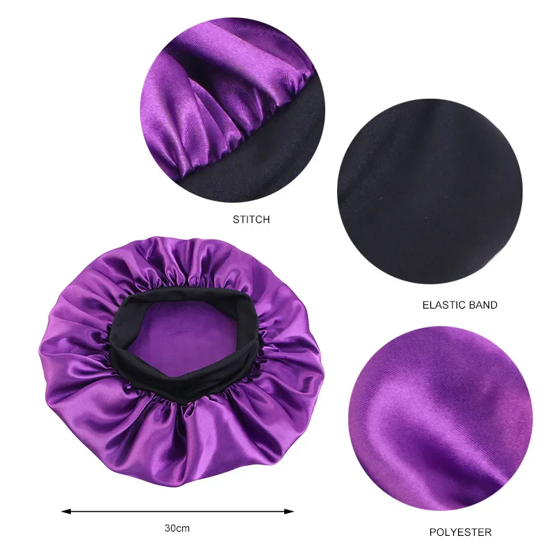 Wide-Brimmed Satin Bonnet - Image 3