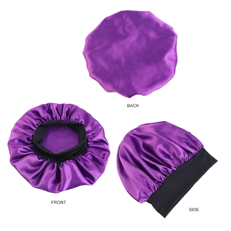 Wide-Brimmed Satin Bonnet - Image 4