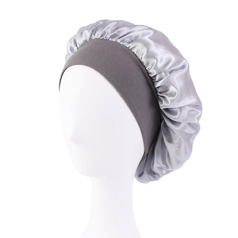 Wide-Brimmed Satin Bonnet - Image 7
