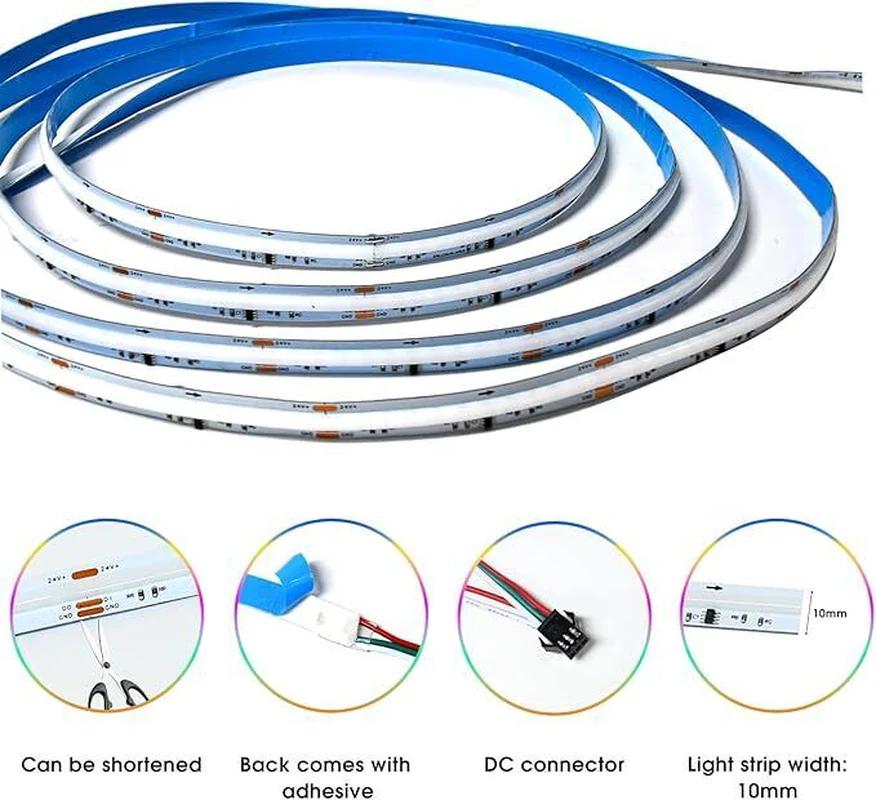 Wifi Smart LED Strip 10M,Colour Changing LED Tape Lights - Image 4