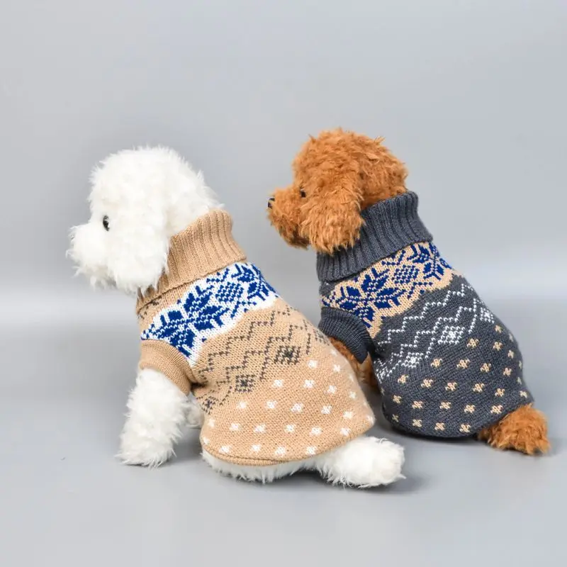 Winter Dog Sweater – Knitted Pet Jumper for Small & Medium Dogs