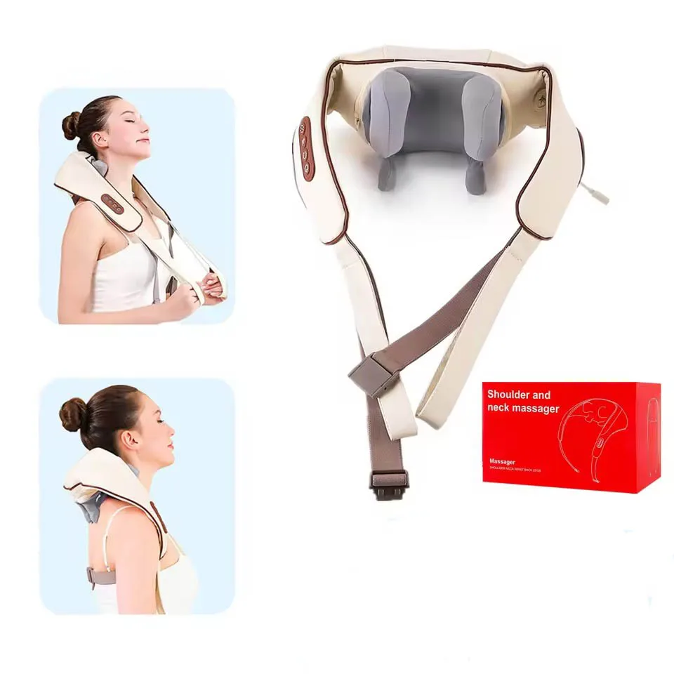 Wireless Neck & Back Massager – Kneading Massage Shawl for Neck, Shoulders & Trapezius Muscle Relief - Image 9