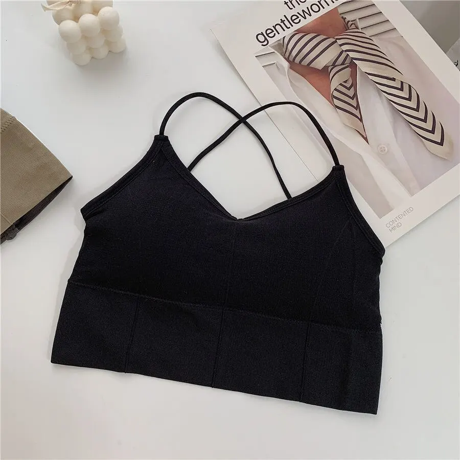 Women Cross Strap Sports Bra - Image 3