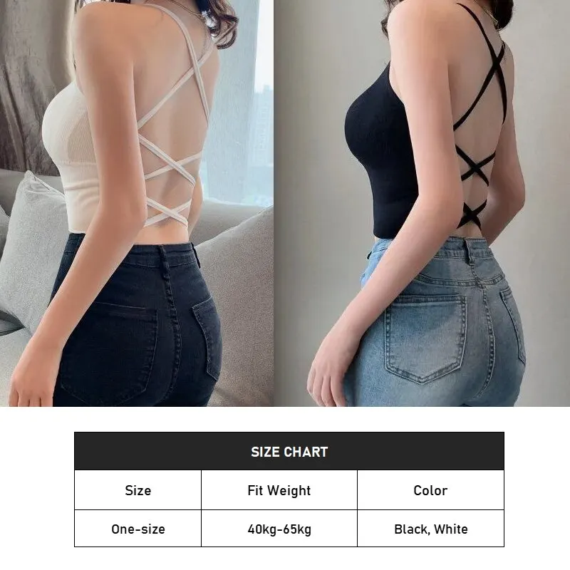 Women Cross Strap Sports Bra - Image 6