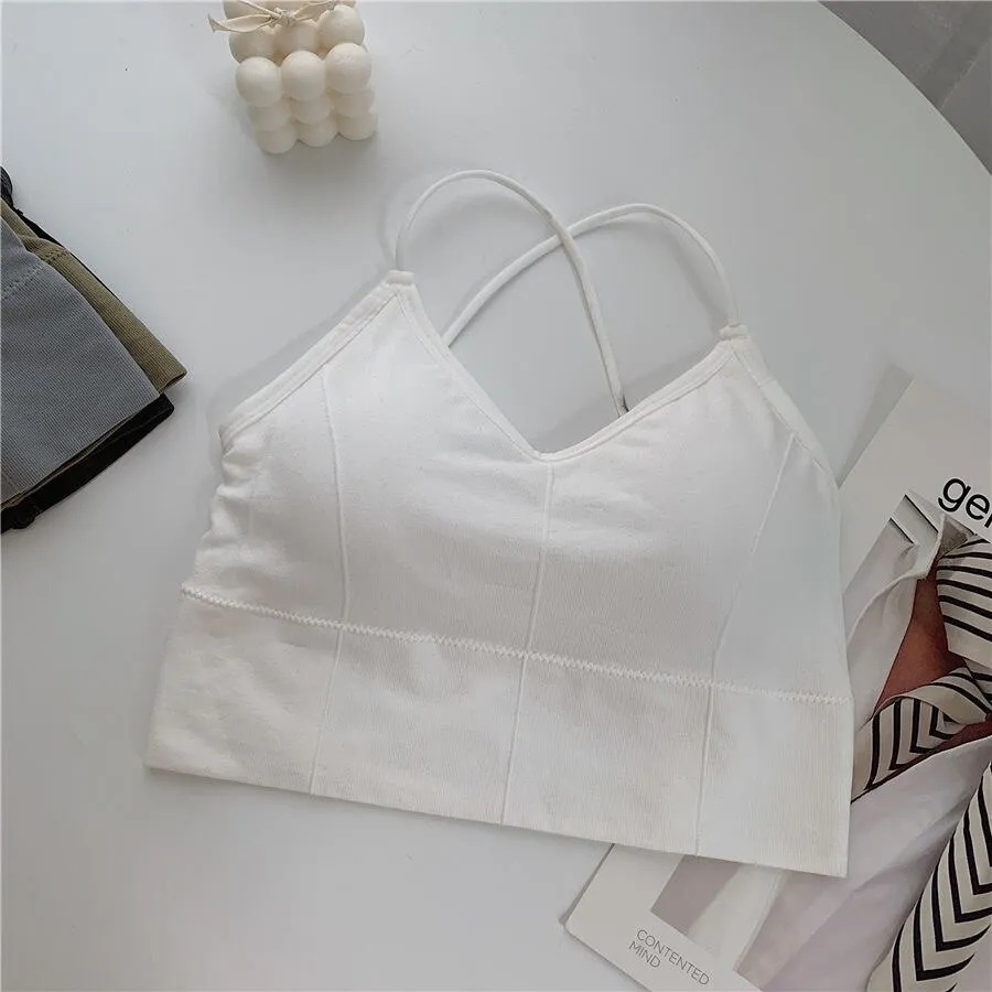 Women Cross Strap Sports Bra - Image 8