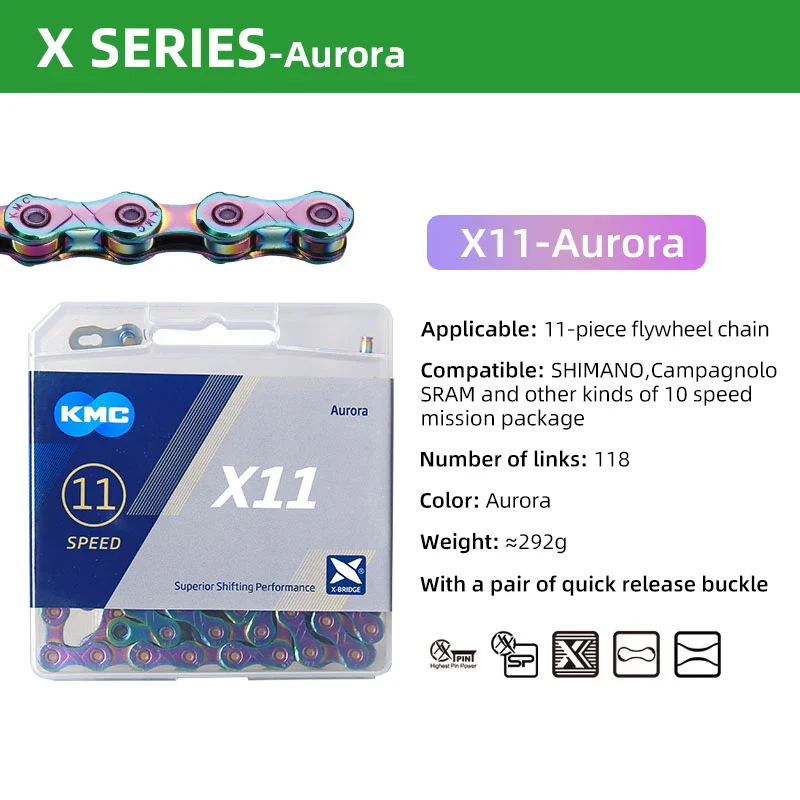 X8 X9 X10 X11 X12 EL SL Road/MTB Bicycle Chain - Image 6